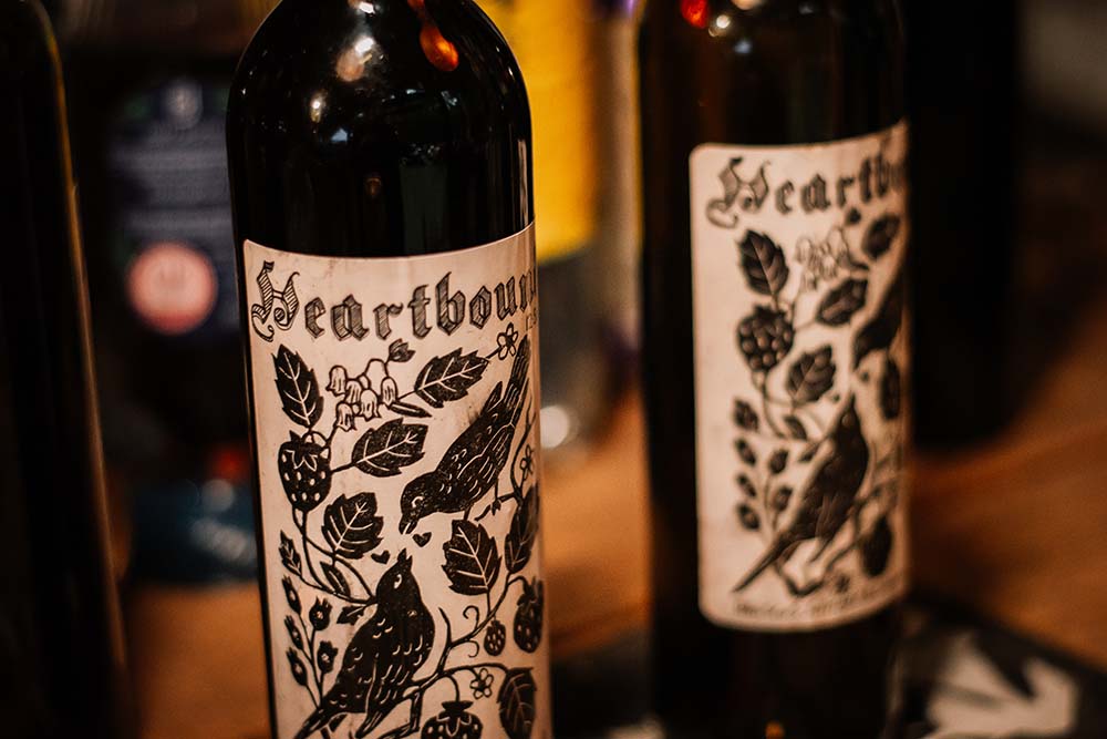 bottles of heartbound