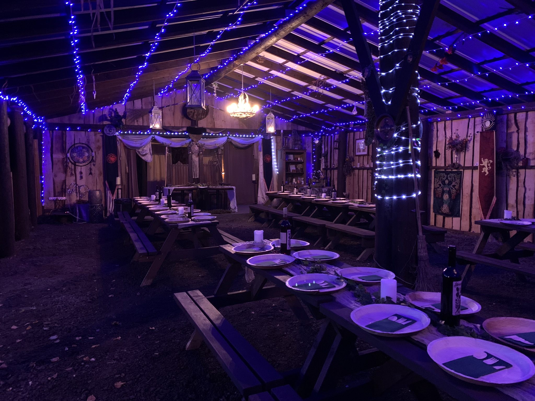 Feast Hall prepared for the big day